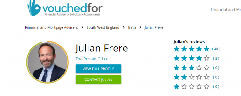 Julian Frere 5 star rating